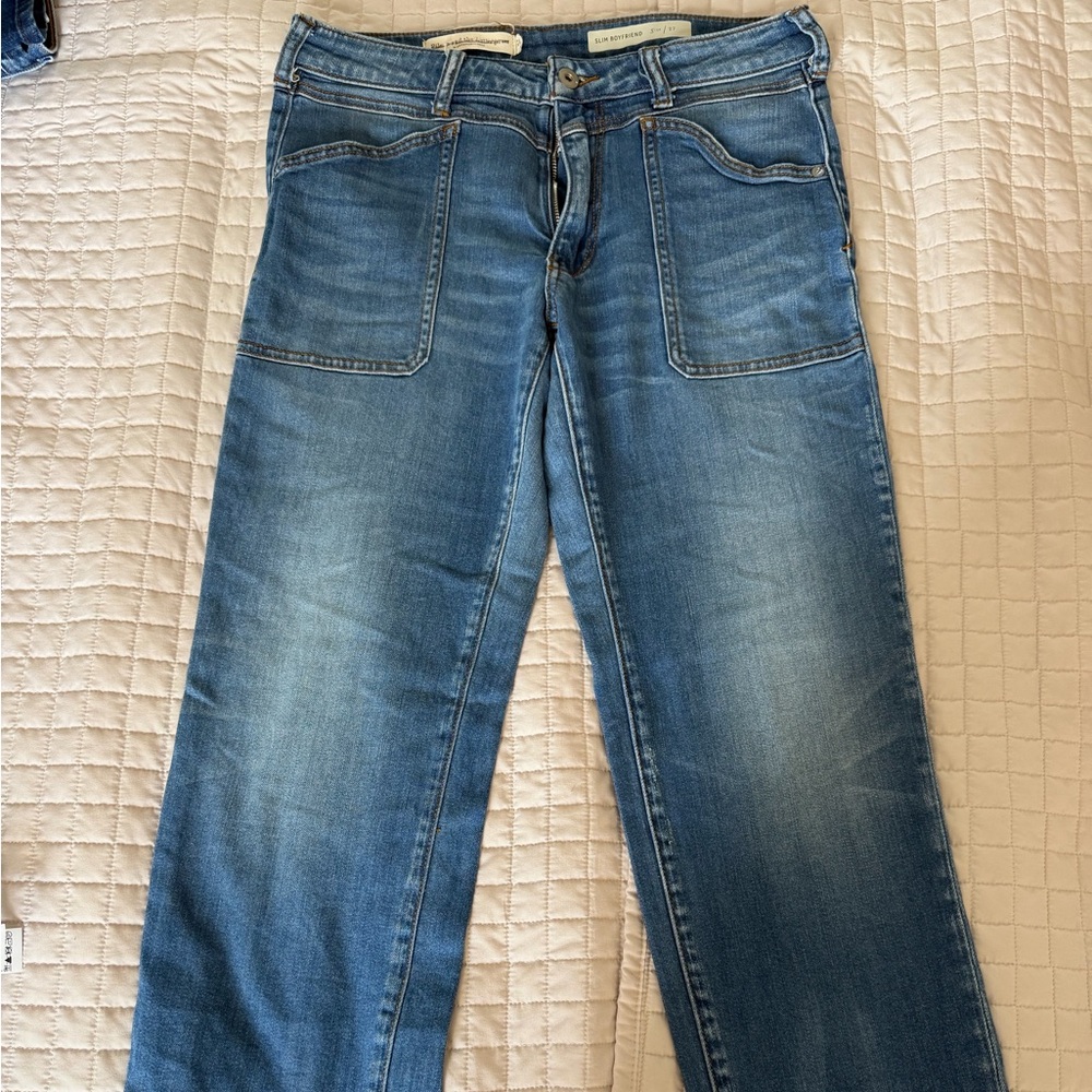 Pilcro and the Letterpress Women's Skinny Jeans in Blue